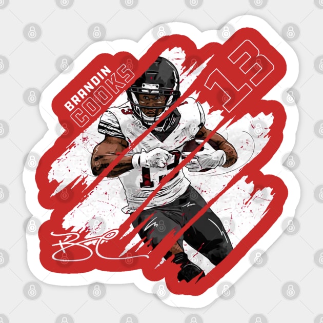 Brandin Cooks Houston Stripes Sticker by MASTER_SHAOLIN